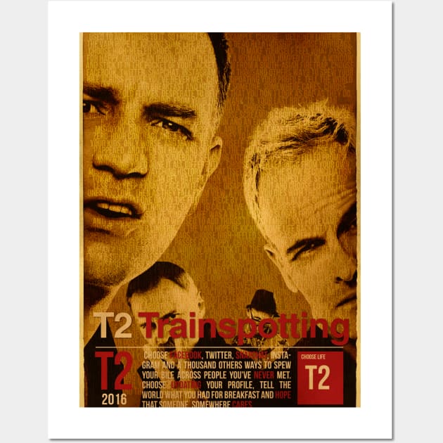 Trainspotting 2 poster Wall Art by Blind Man Studio